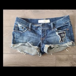 ABERCROMBIE Jean shorts womens size 26